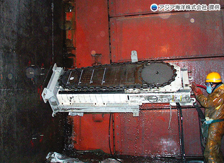 水中チェーンソー